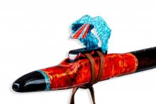 Boxelder Burl Native American Flute, Minor, Mid F#-4, #O23A